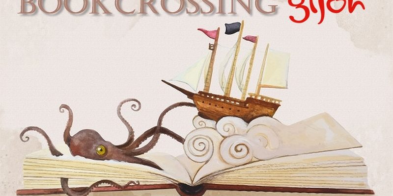 Bookcrossing gijon- livre et pieuvre – sans texte