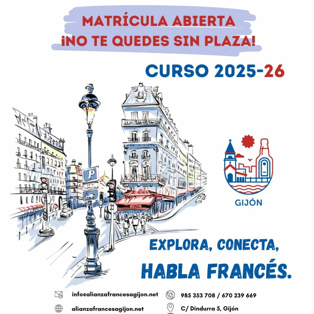 Aprende francés en Gijón: La mejor oferta formativa de la Alianza Francesa. Matrícula abierta.